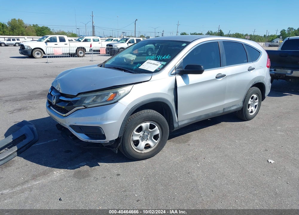 2015 HONDA CR-V LX VIN: 2HKRM4H3XFH697058