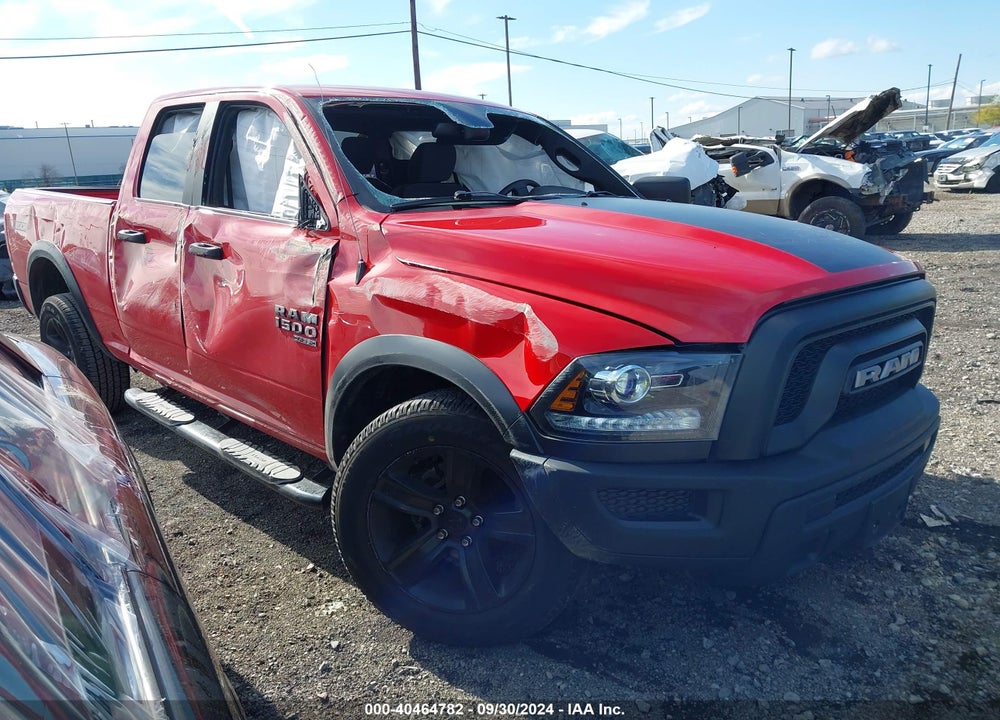 2022 RAM 1500 CLASSIC WARLOCK 4X4 6'4 BOX VIN: 1C6RR7GG4NS174858