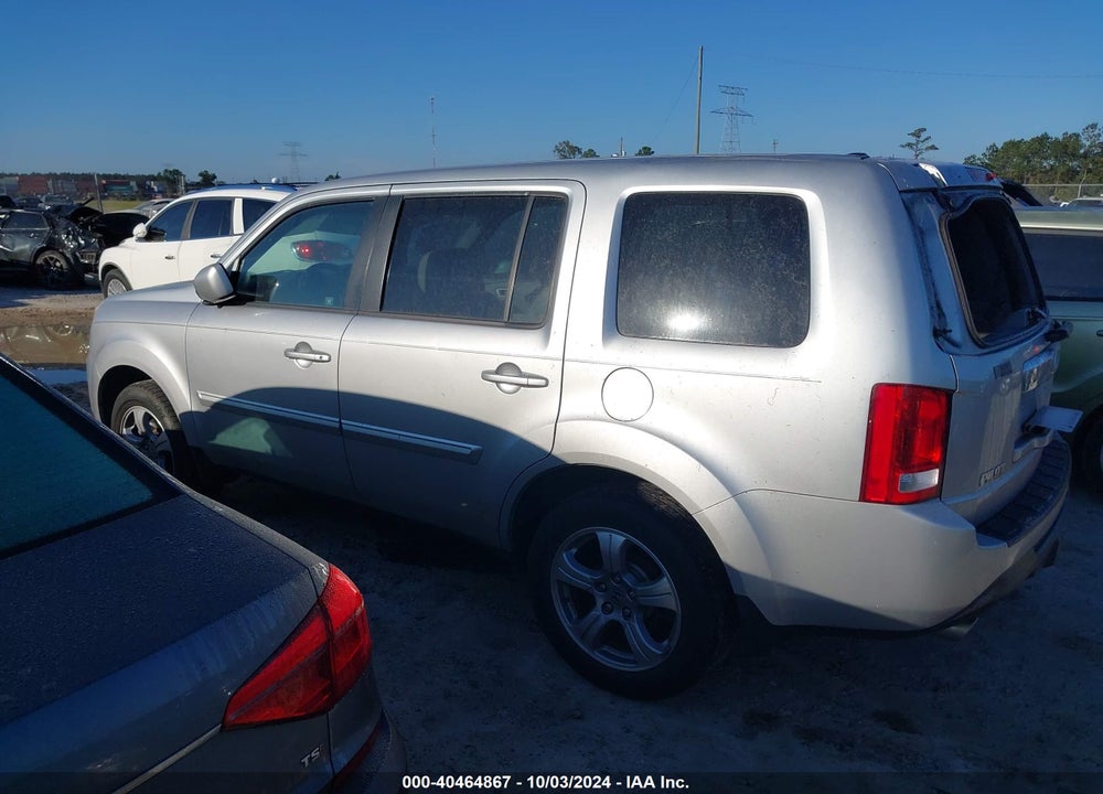 2012 HONDA PILOT EX-L VIN: 5FNYF3H52CB042789