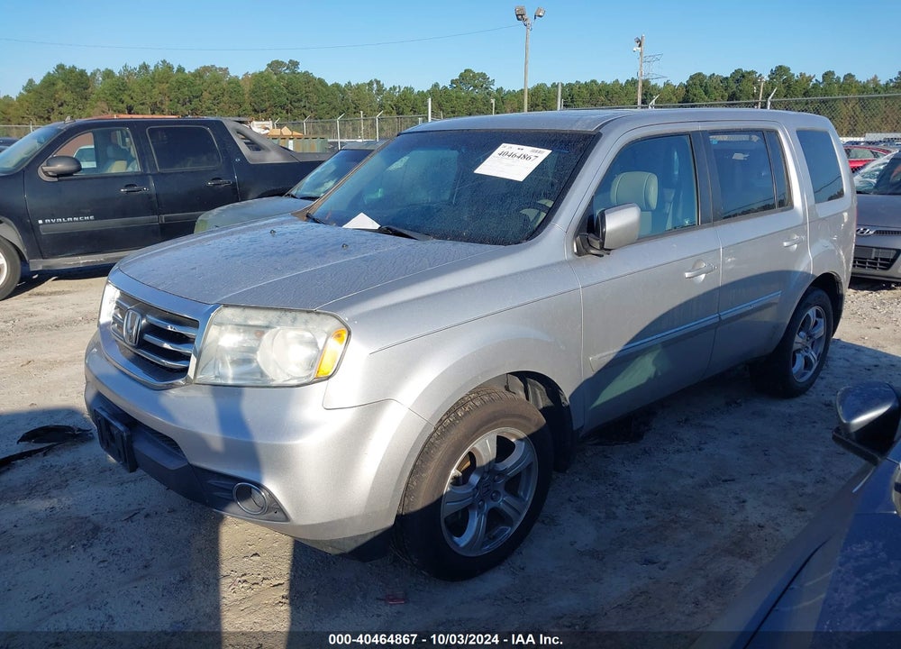 2012 HONDA PILOT EX-L VIN: 5FNYF3H52CB042789