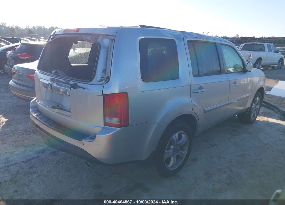 2012 HONDA PILOT EX-L VIN: 5FNYF3H52CB042789