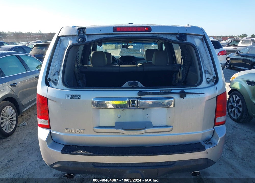 2012 HONDA PILOT EX-L VIN: 5FNYF3H52CB042789