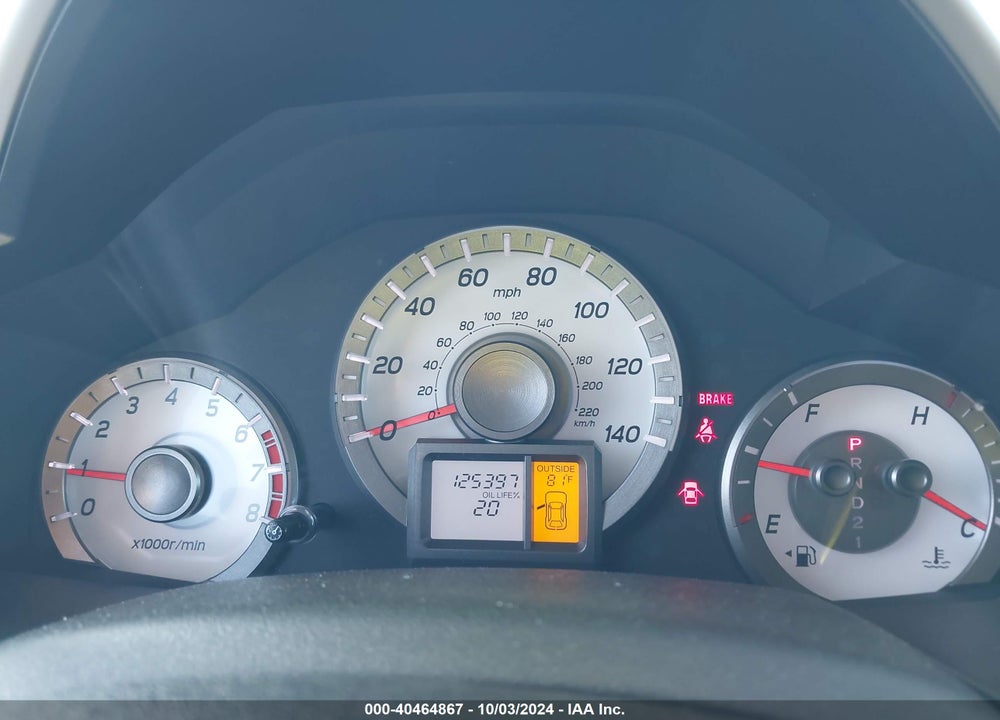 2012 HONDA PILOT EX-L VIN: 5FNYF3H52CB042789