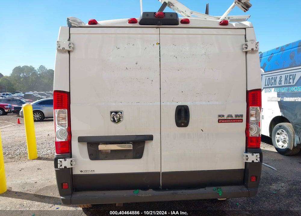 2022 RAM PROMASTER 2500 LOW ROOF 136 WB VIN: 3C6LRVVG5NE130996