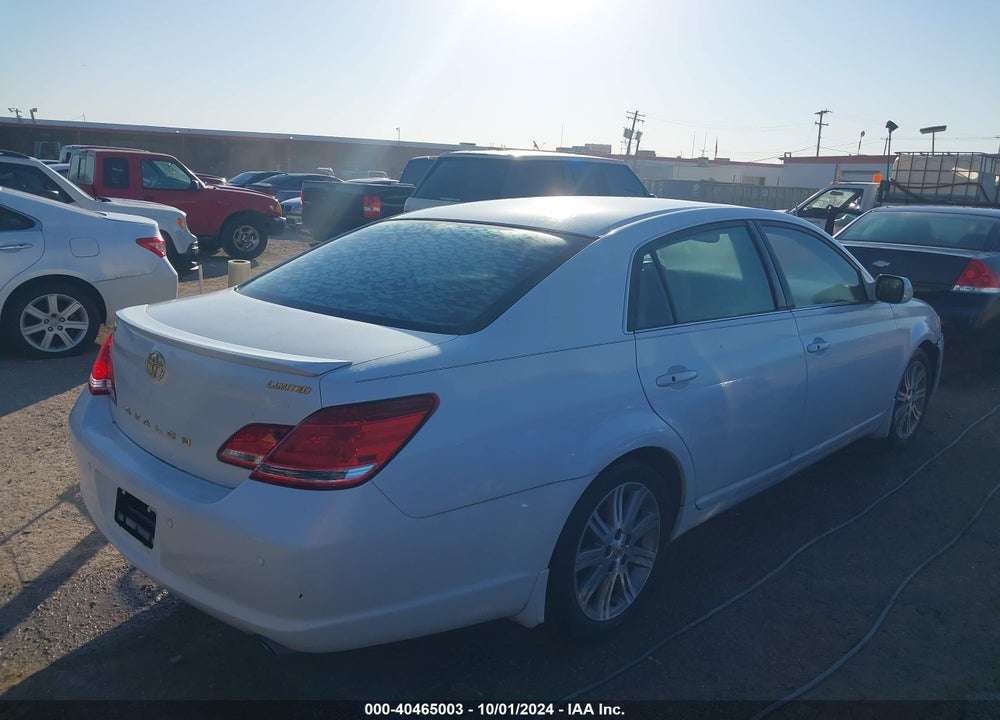 2006 TOYOTA AVALON LIMITED VIN: 4T1BK36B96U068422