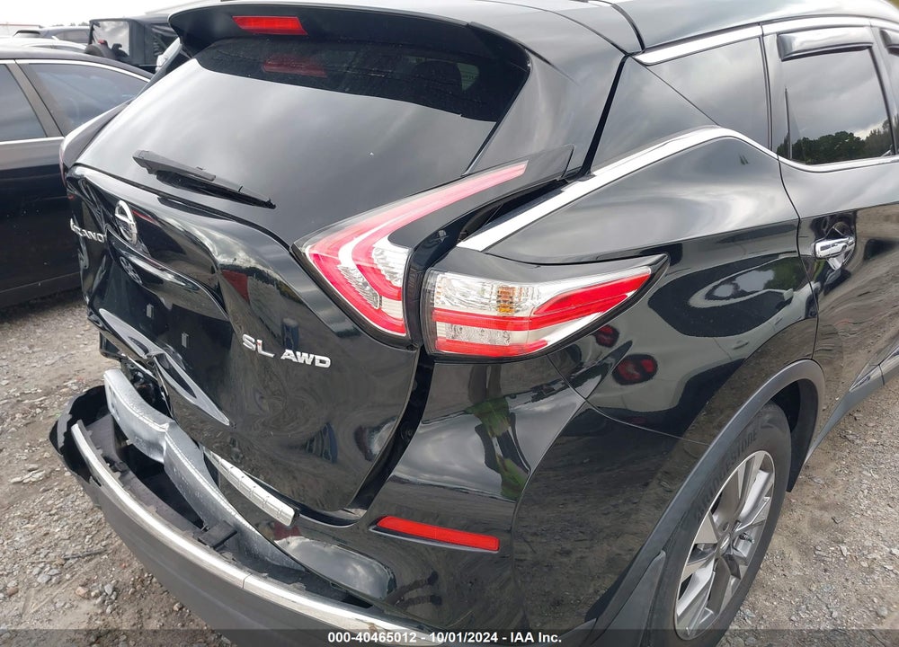 2015 NISSAN MURANO SL VIN: 5N1AZ2MH5FN211983