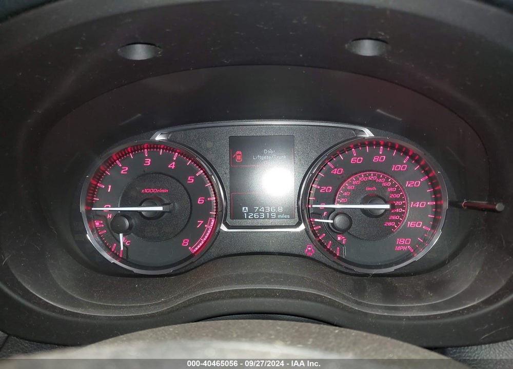 2016 SUBARU WRX VIN: JF1VA1B63G9822362