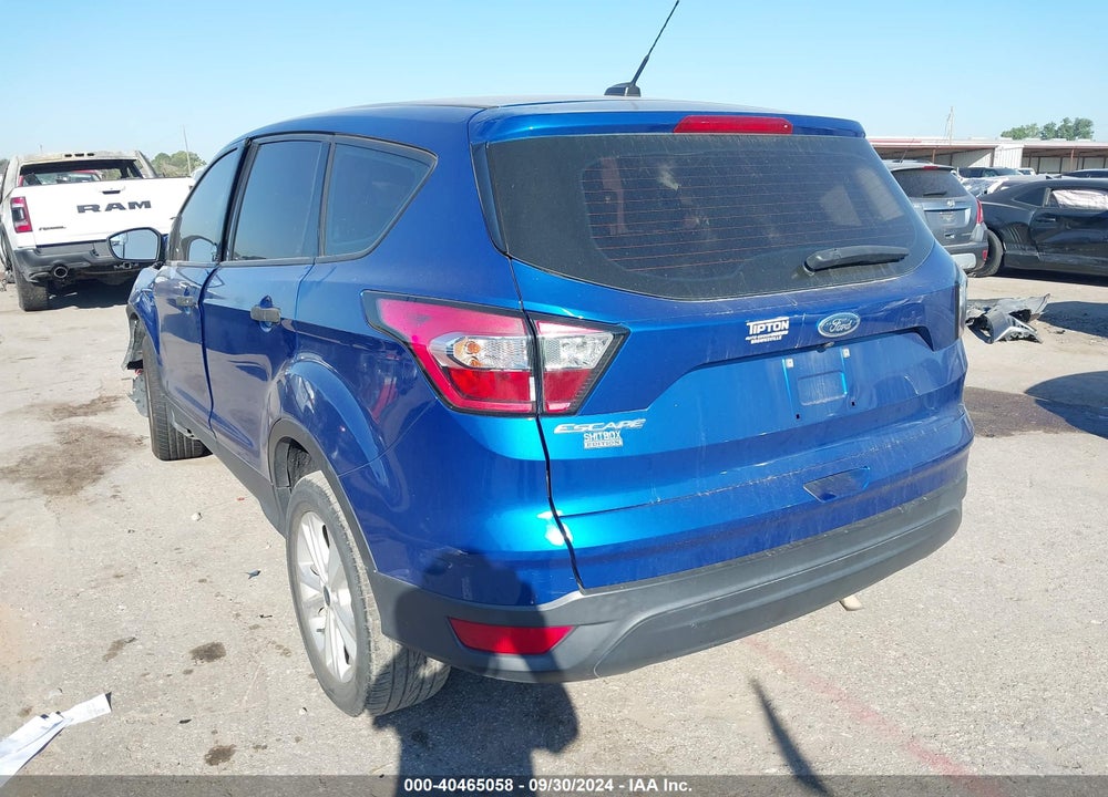 2018 FORD ESCAPE S VIN: 1FMCU0F74JUD19977