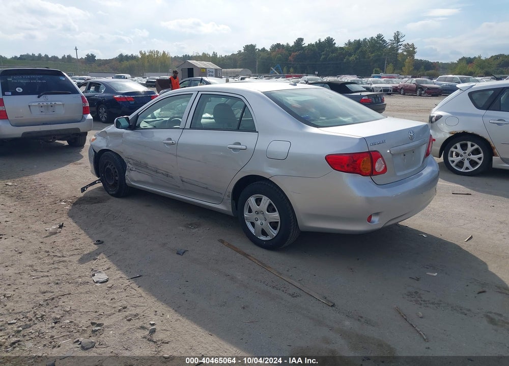 2009 TOYOTA COROLLA LE VIN: JTDBL40E19J021000