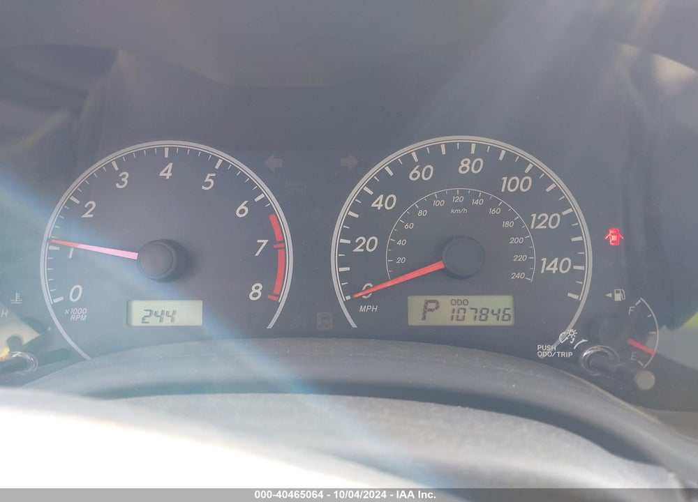 2009 TOYOTA COROLLA LE VIN: JTDBL40E19J021000