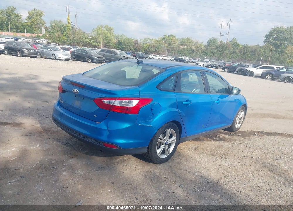 2014 FORD FOCUS SE VIN: 1FADP3F29EL146951