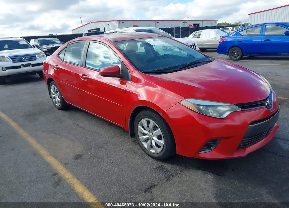 2015 TOYOTA COROLLA LE VIN: 2T1BURHE3FC421632