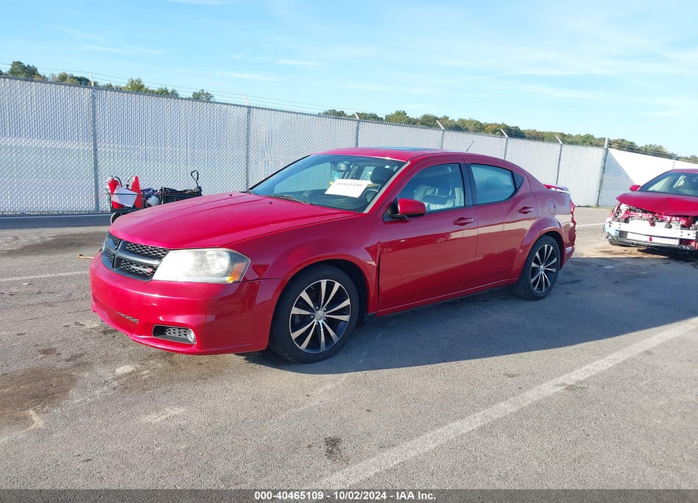 2014 DODGE AVENGER VIN: 1C3CDZCB9EN138508