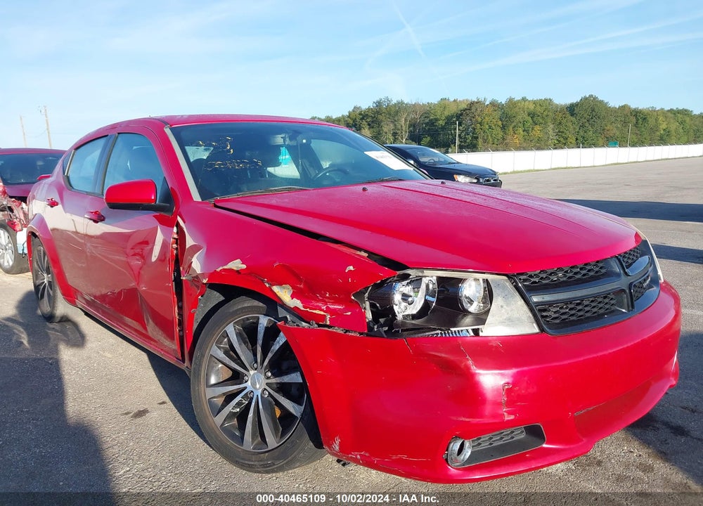 2014 DODGE AVENGER VIN: 1C3CDZCB9EN138508