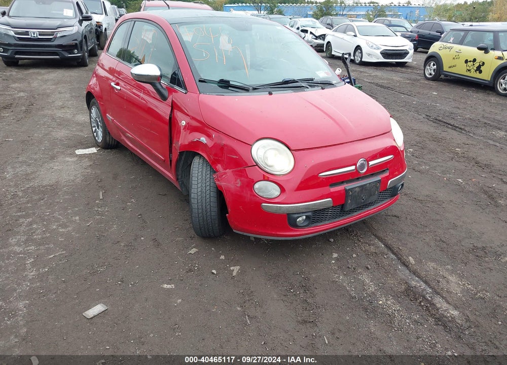 2012 FIAT 500 LOUNGE VIN: 3C3CFFCR3CT173094