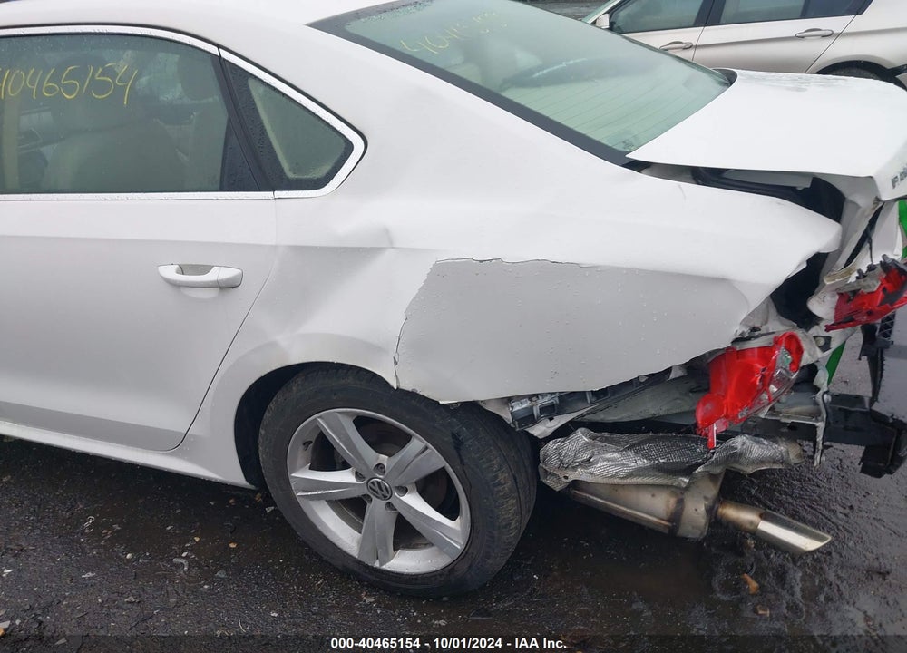 2012 VOLKSWAGEN PASSAT 2.5L SE VIN: 1VWBH7A35CC079619