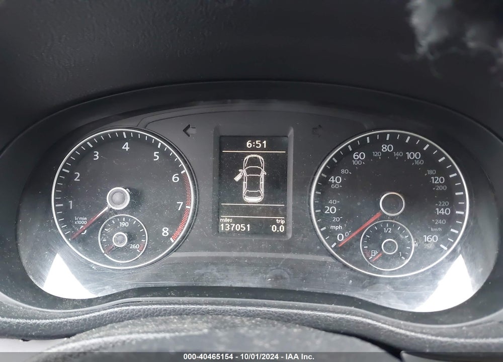 2012 VOLKSWAGEN PASSAT 2.5L SE VIN: 1VWBH7A35CC079619
