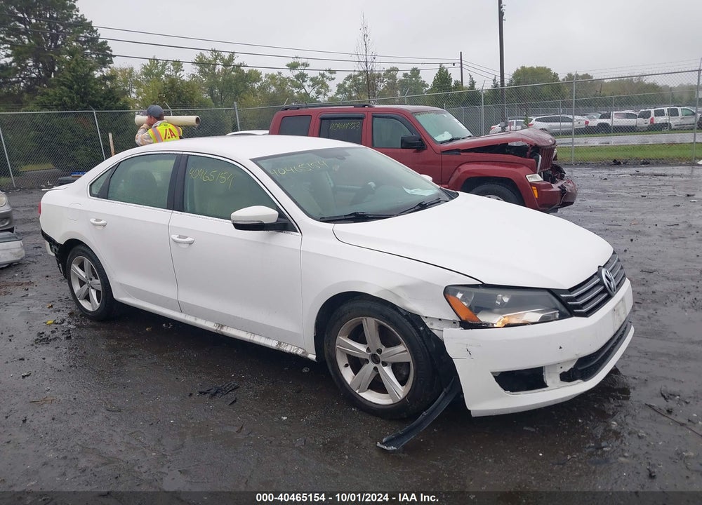 2012 VOLKSWAGEN PASSAT 2.5L SE VIN: 1VWBH7A35CC079619