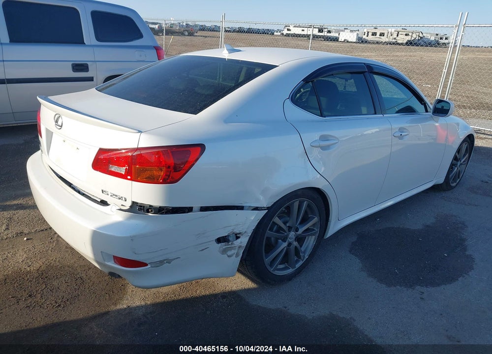 2007 LEXUS IS 250 VIN: JTHBK262272057515