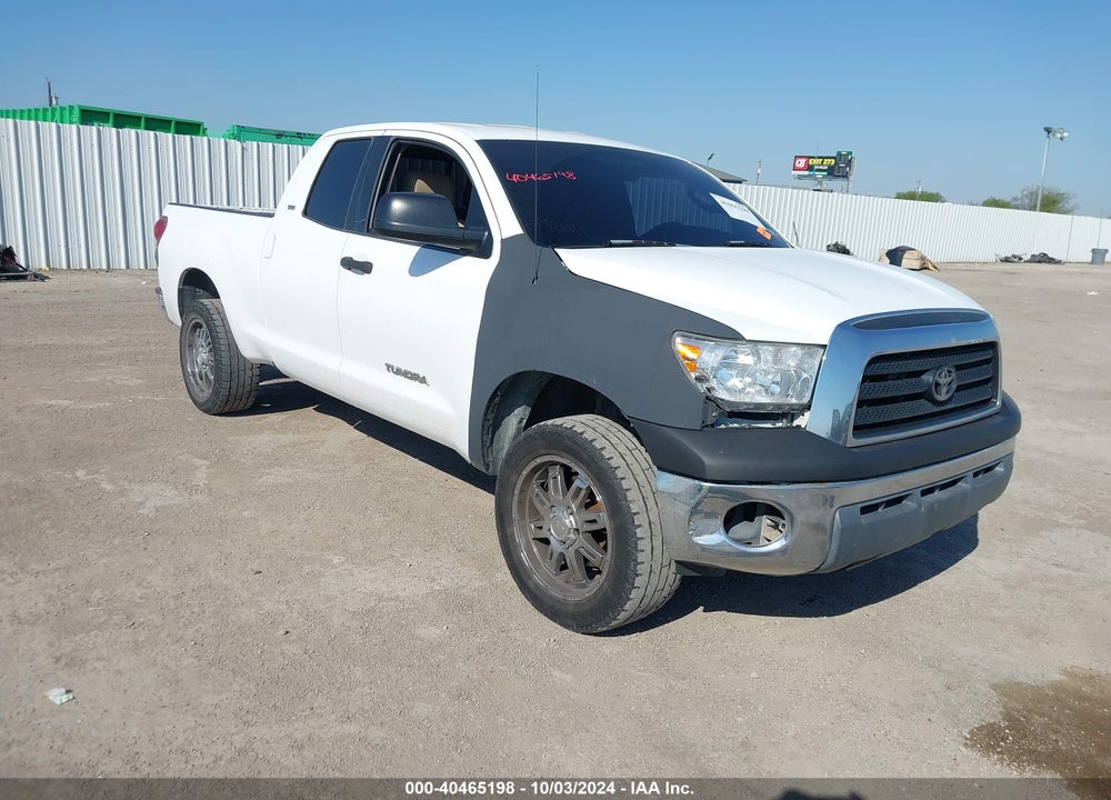 2007 TOYOTA TUNDRA SR5 V8 VIN: 5TFRV54137X003789