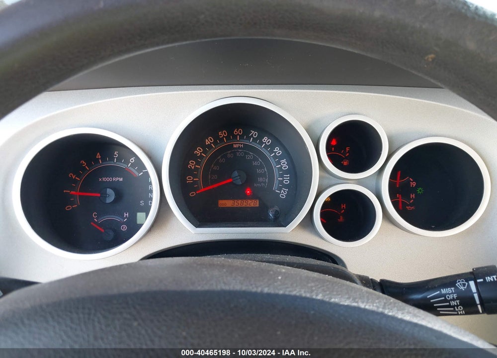 2007 TOYOTA TUNDRA SR5 V8 VIN: 5TFRV54137X003789