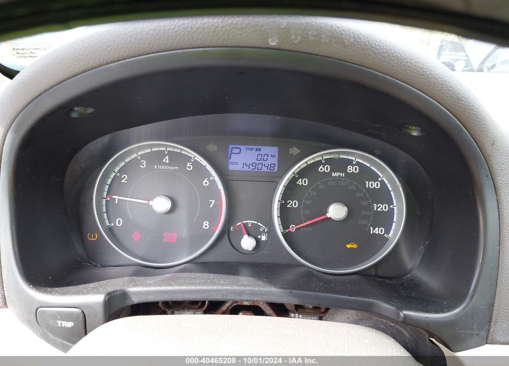 2010 HYUNDAI ACCENT GLS VIN: KMHCN4AC5AU493159