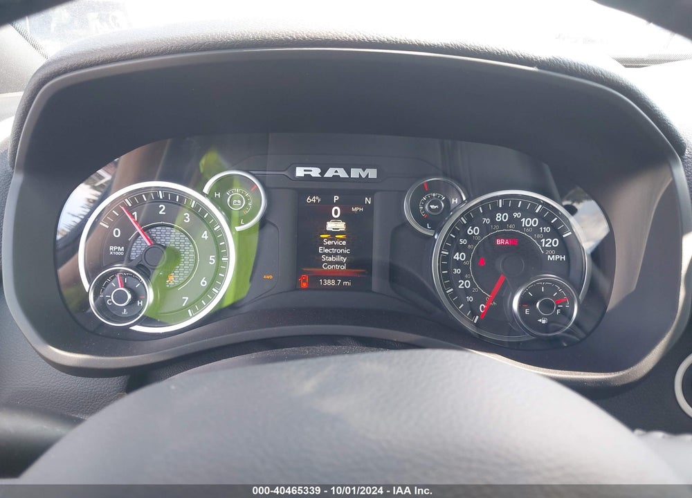 2024 RAM 2500 BIG HORN 4X4 6'4 BOX VIN: 3C6UR5DJ0RG162833