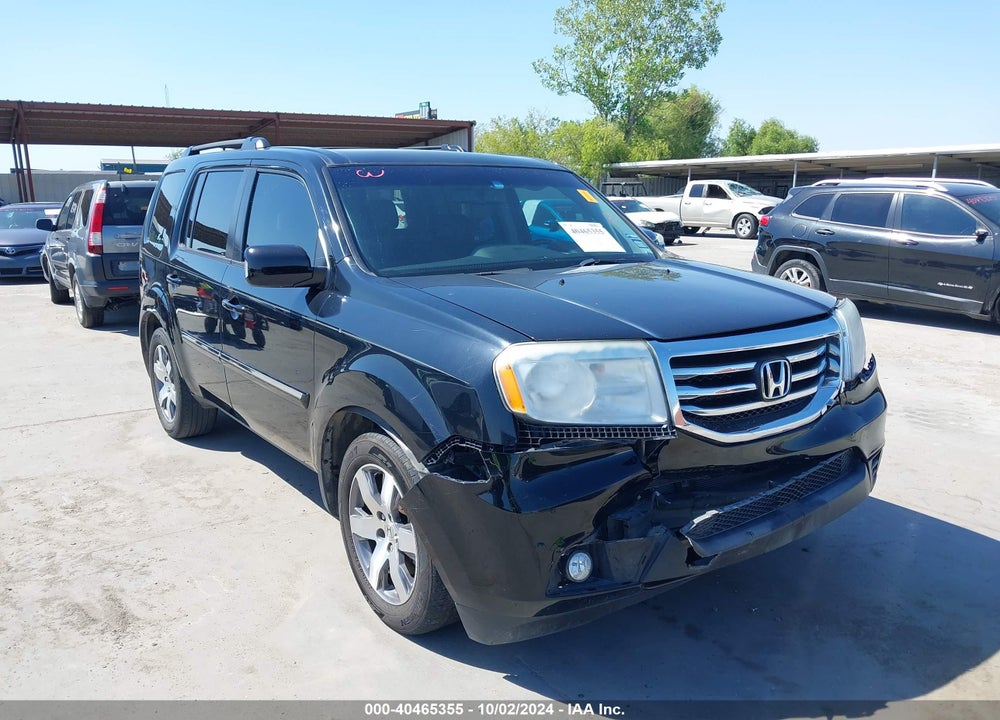 2014 HONDA PILOT TOURING VIN: 5FNYF4H95EB041647