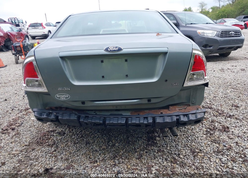 2006 FORD FUSION SE VIN: 3FAFP07Z96R165618