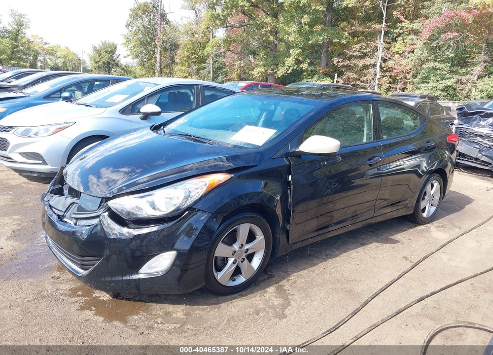 2013 HYUNDAI ELANTRA GLS VIN: 5NPDH4AE5DH366914