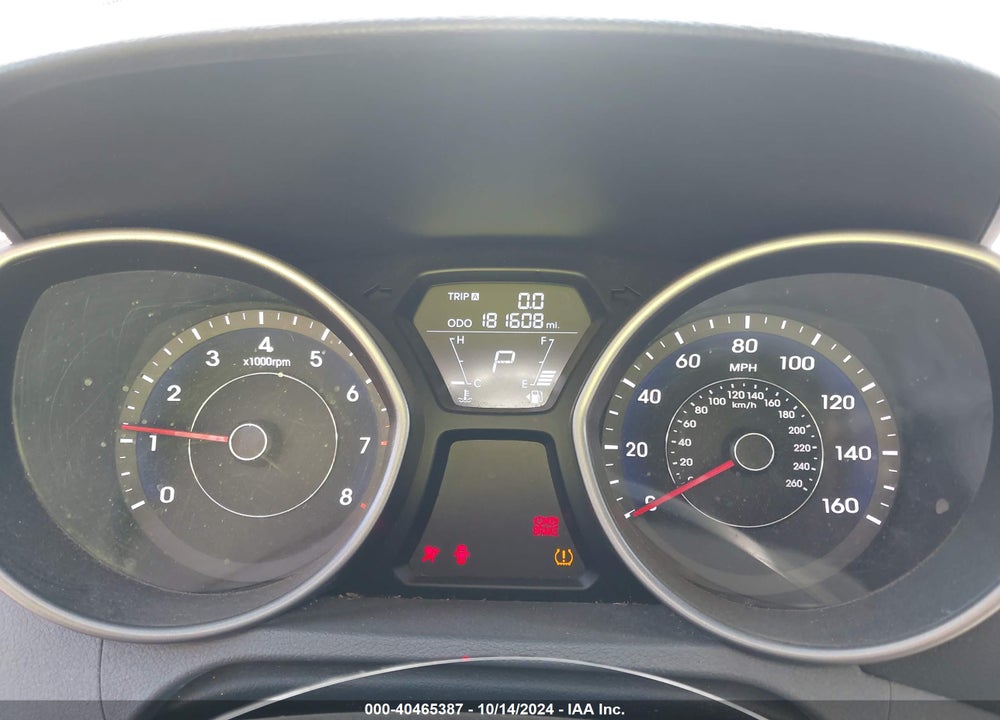 2013 HYUNDAI ELANTRA GLS VIN: 5NPDH4AE5DH366914