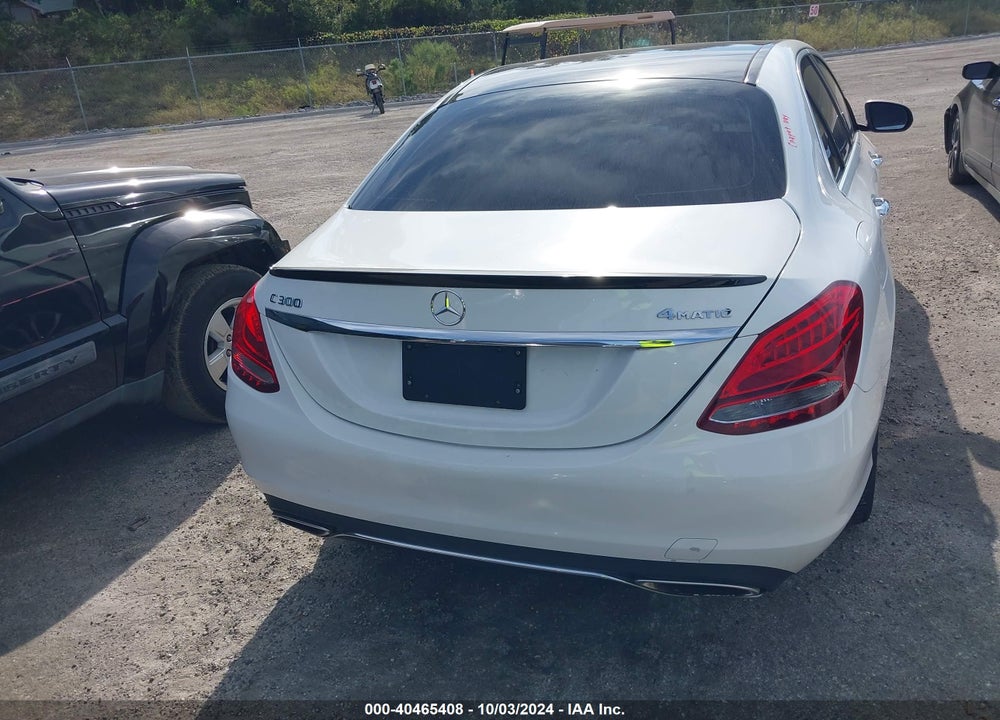 2018 MERCEDES-BENZ C 300 4MATIC VIN: WDDWF4KB1JR328092