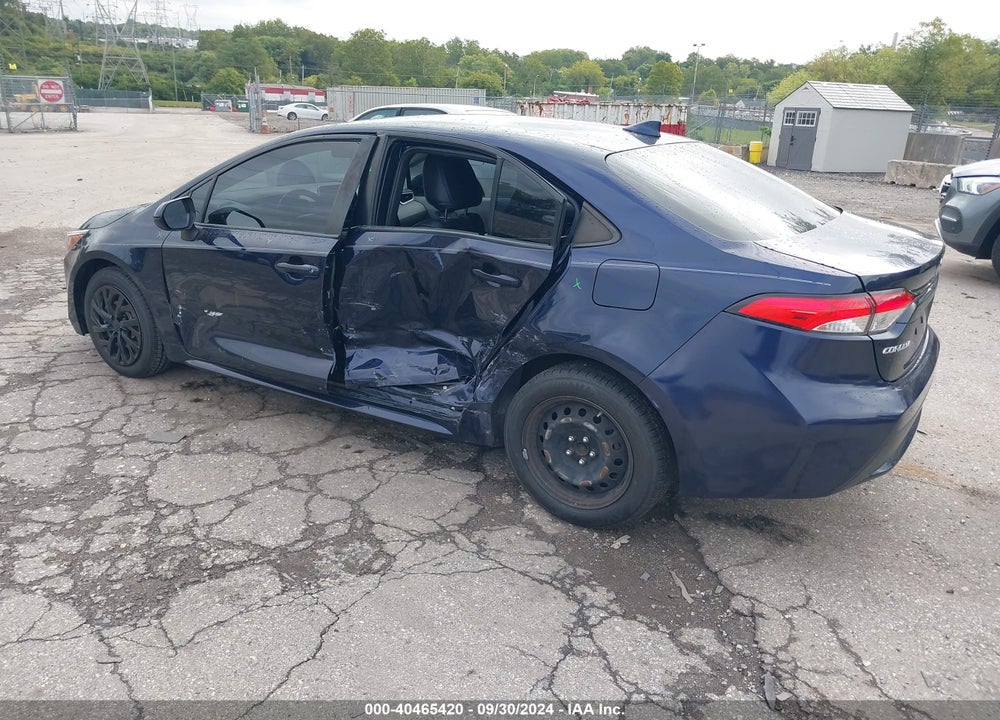 2021 TOYOTA COROLLA LE VIN: JTDEPMAE3MJ144323