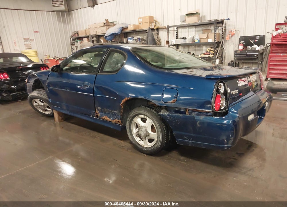 2003 CHEVROLET MONTE CARLO SS VIN: 2G1WX12K939151206