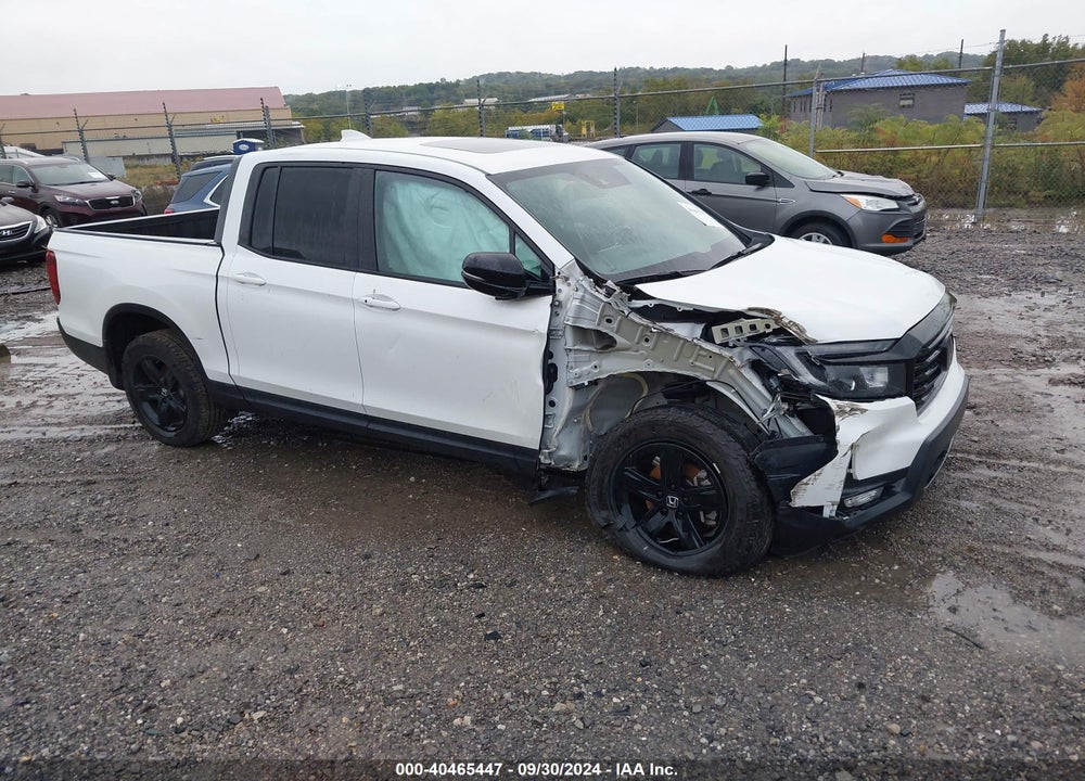 2022 HONDA RIDGELINE BLACK EDITION VIN: 5FPYK3F88NB006012
