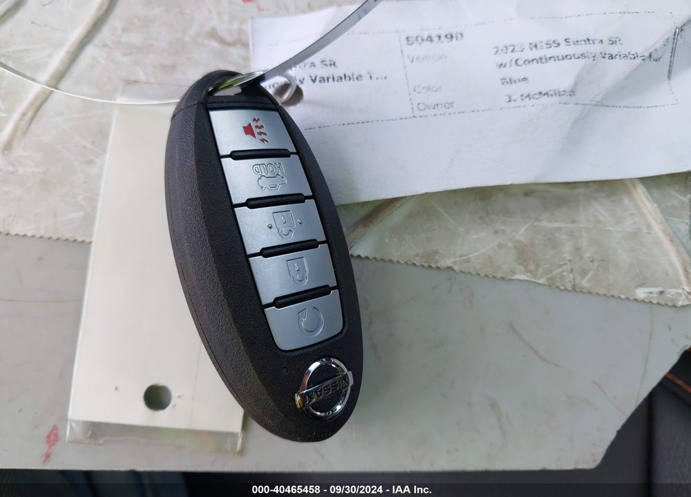 2023 NISSAN SENTRA SR XTRONIC CVT VIN: 3N1AB8DV0PY263661