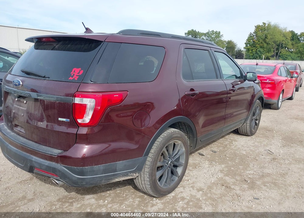 2018 FORD EXPLORER XLT VIN: 1FM5K8D85JGA53795