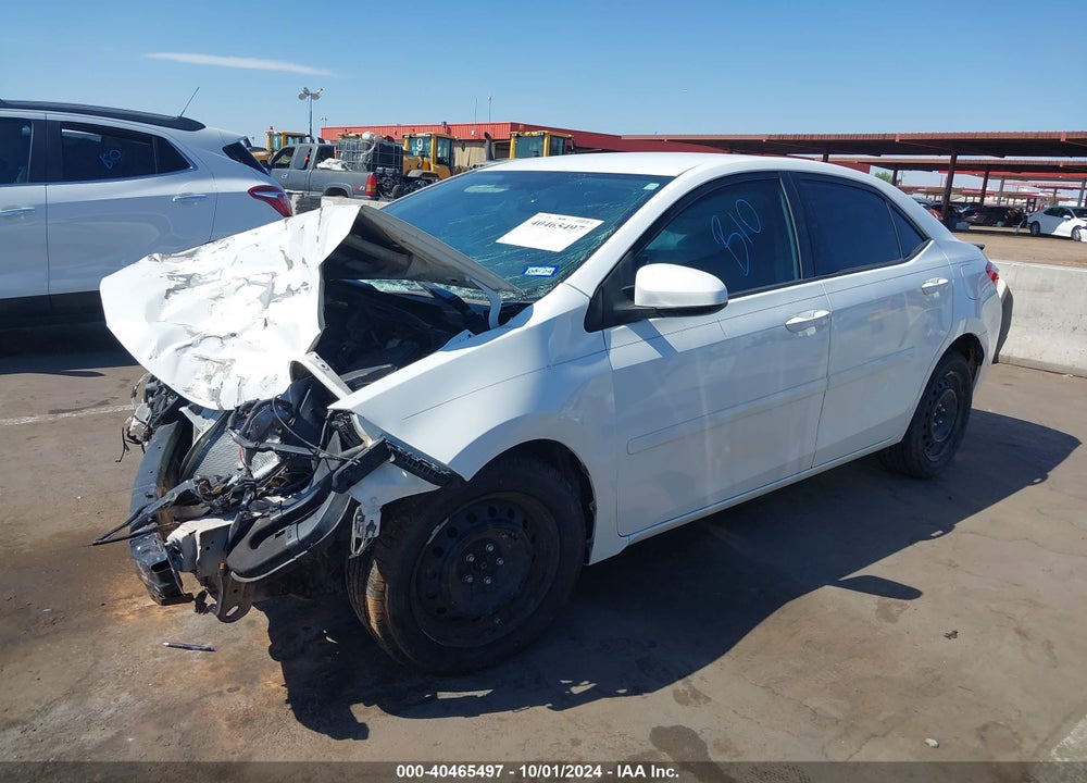 2016 TOYOTA COROLLA LE VIN: 5YFBURHE0GP538943