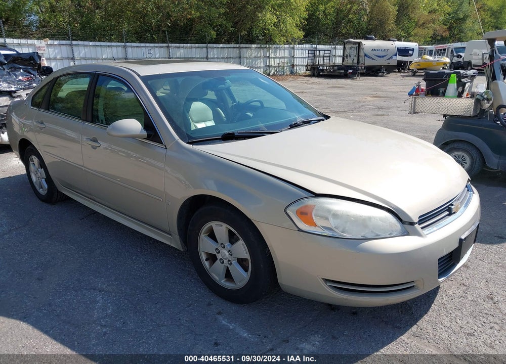 2009 CHEVROLET IMPALA LT VIN: 2G1WT57K291122214