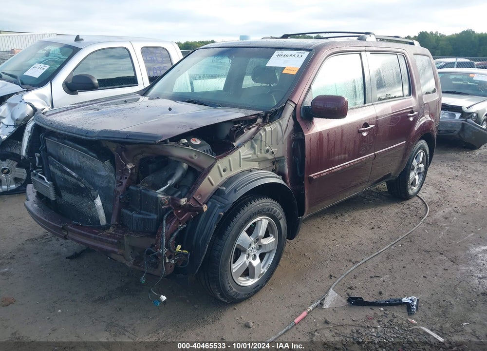 2011 HONDA PILOT EX-L VIN: 5FNYF4H6XBB023579