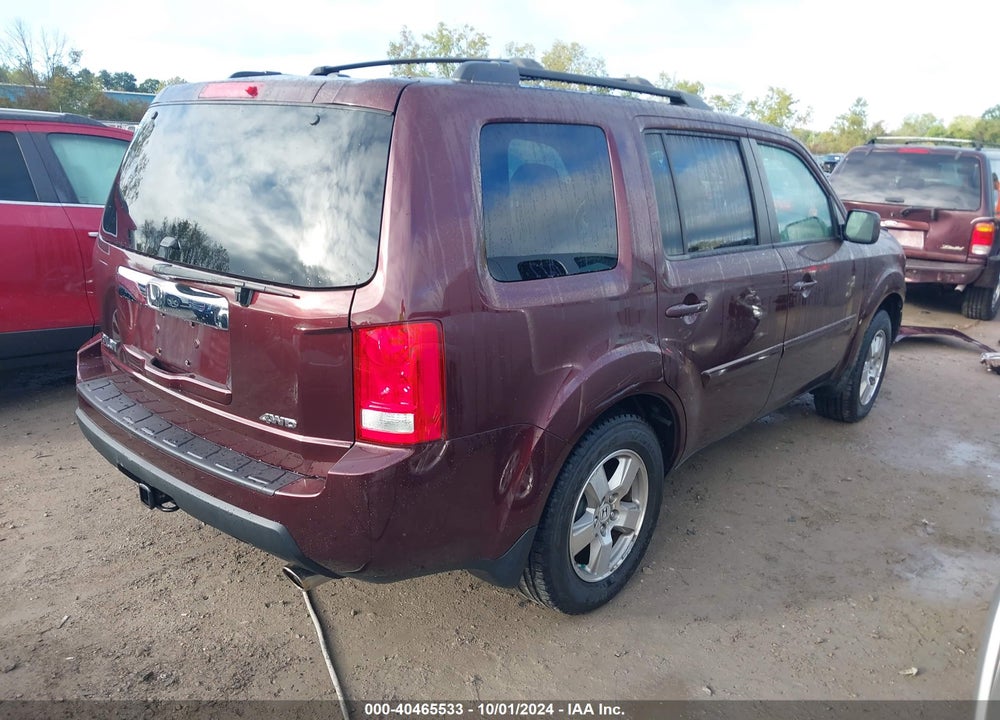 2011 HONDA PILOT EX-L VIN: 5FNYF4H6XBB023579