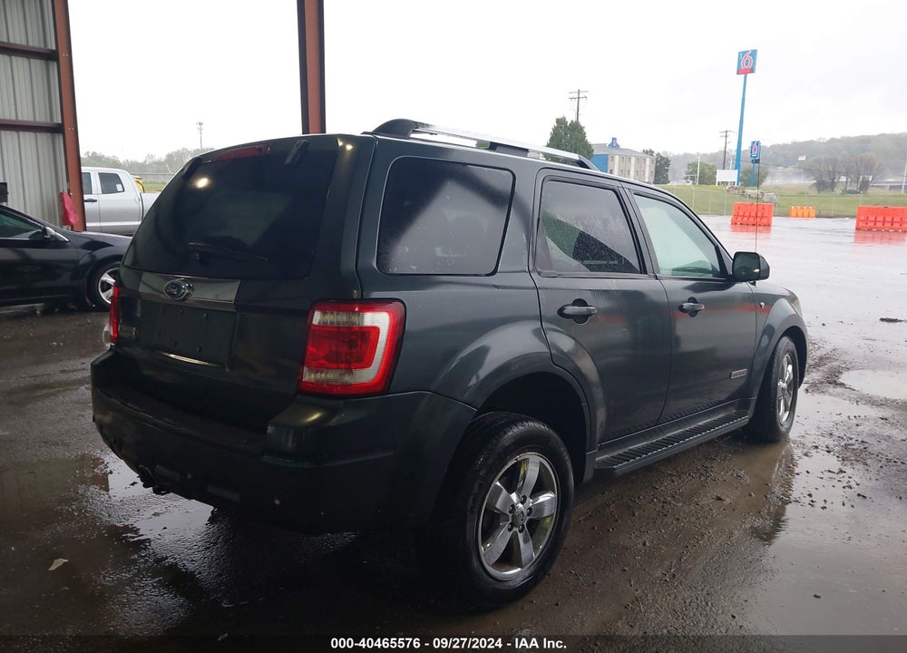 2008 FORD ESCAPE LIMITED VIN: 1FMCU04108KD14019
