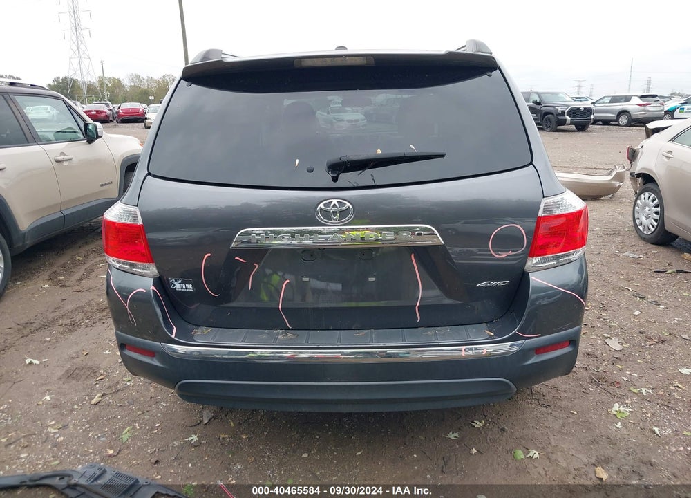 2011 TOYOTA HIGHLANDER LIMITED V6 VIN: 5TDDK3EH4BS091060