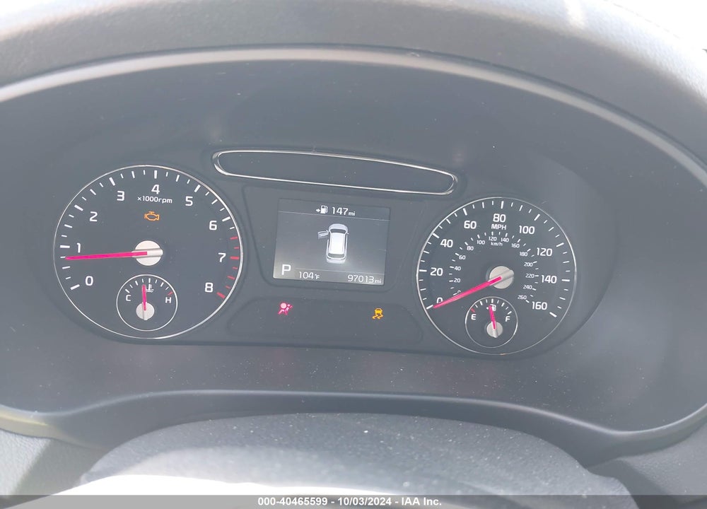 2019 KIA SORENTO 2.4L LX VIN: 5XYPG4A38KG574563