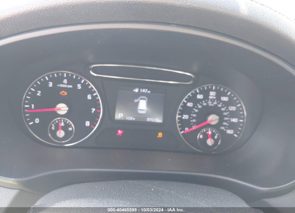 2019 KIA SORENTO 2.4L LX VIN: 5XYPG4A38KG574563