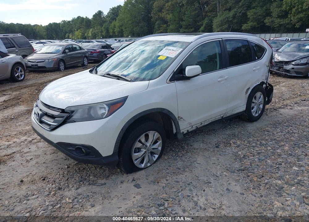 2012 HONDA CR-V EX-L VIN: 5J6RM4H7XCL030463