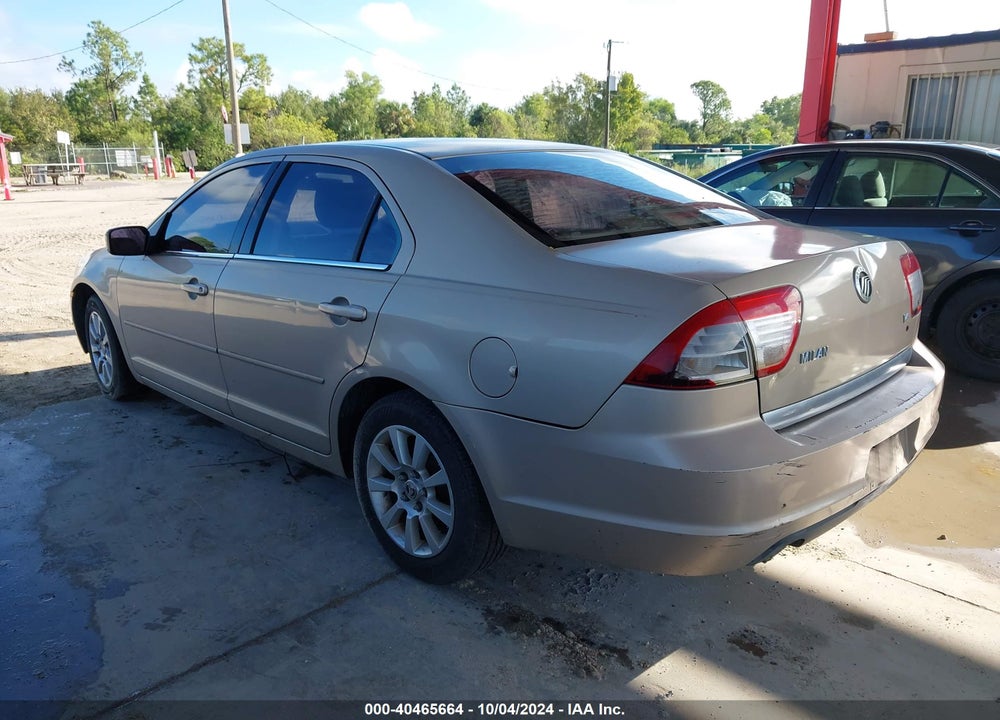 2007 MERCURY MILAN V6 VIN: 3MEHM07117R600380