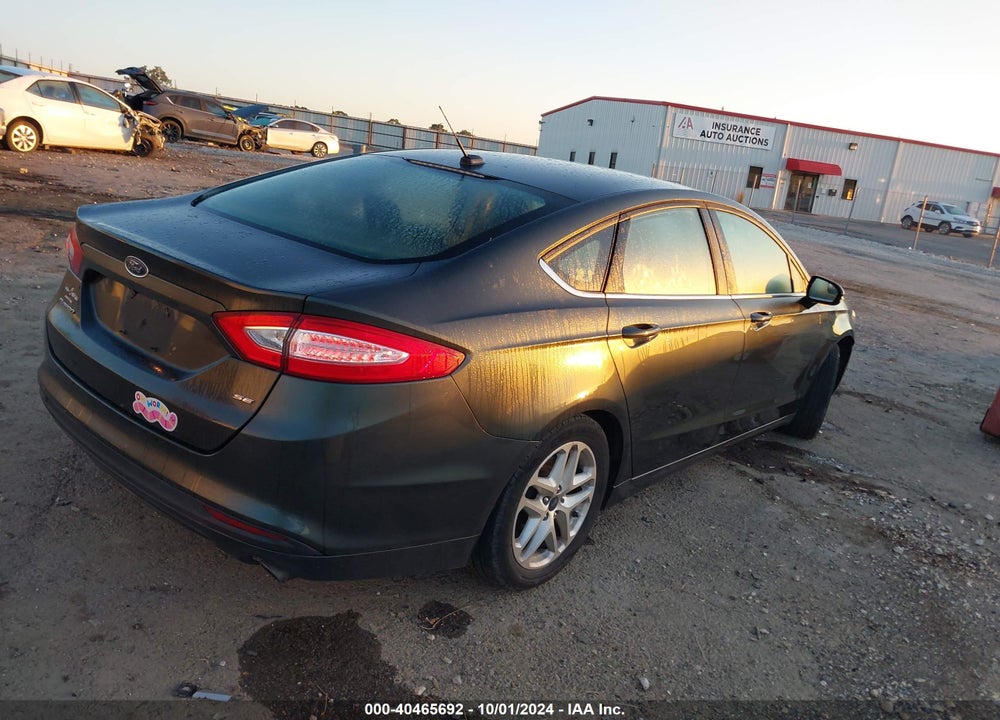 2015 FORD FUSION SE VIN: 3FA6P0H7XFR224558