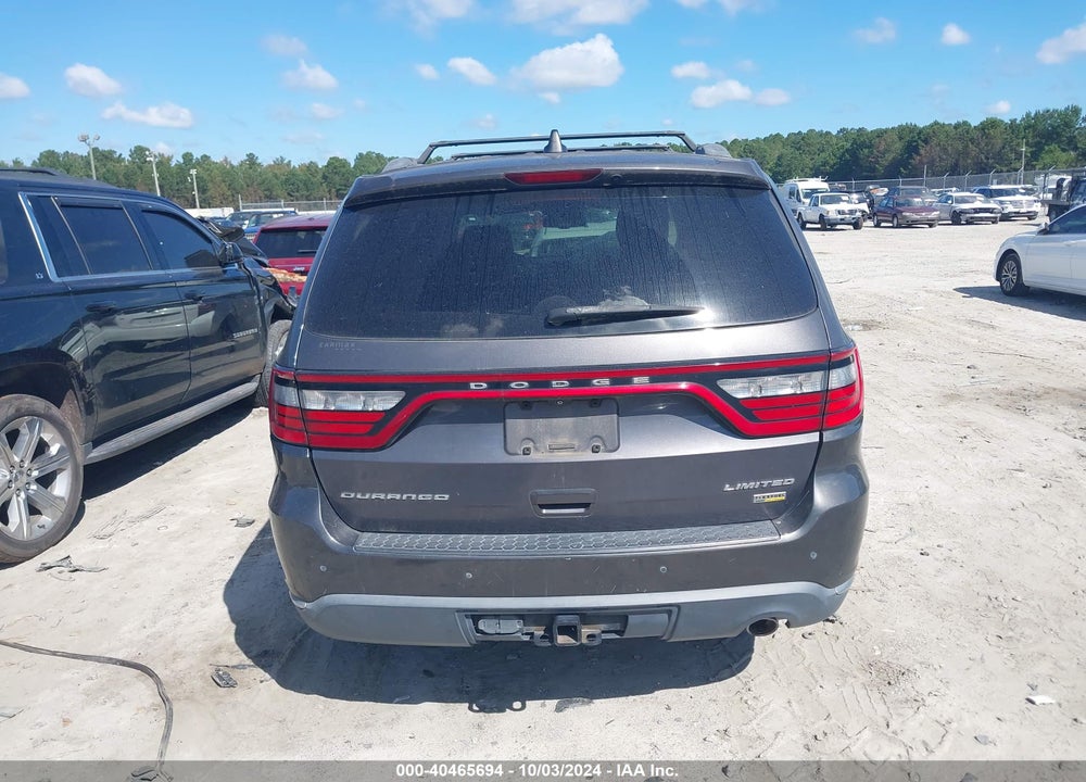 2014 DODGE DURANGO LIMITED VIN: 1C4RDHDG5EC366186
