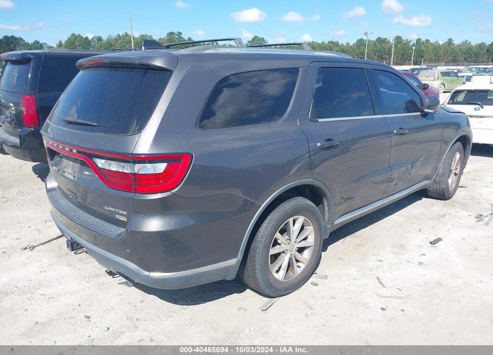 2014 DODGE DURANGO LIMITED VIN: 1C4RDHDG5EC366186